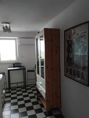 Kuchnia lub aneks kuchenny w obiekcie Warszawa Apartament z Widokiem