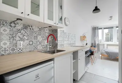 Kuchnia lub aneks kuchenny w obiekcie Bagno Cozy Studio II
