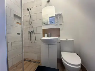Łazienka w obiekcie Jasna Hotelik self check-in
