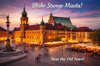 Widok na miasto Warszawa z tego hotelu