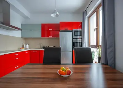 Kuchnia lub aneks kuchenny w obiekcie FIRST -- Green Żoliborz apartment 3