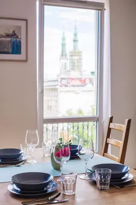 Plan piętra w obiekcie Apartment Metro Politechnika
