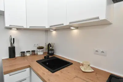Kuchnia lub aneks kuchenny w obiekcie Rental Apartments Smolna
