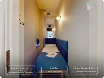Łóżko lub łóżka w pokoju w obiekcie Bello ApartHostel Private Rooms