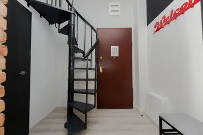 Łóżko lub łóżka piętrowe w pokoju w obiekcie 4 ECO Apart Chateau Jagiellonska 22 Warszawa Old Town