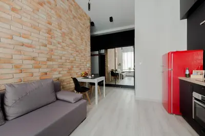 Kuchnia lub aneks kuchenny w obiekcie 4 ECO Apart Chateau Jagiellonska 22 Warszawa Old Town