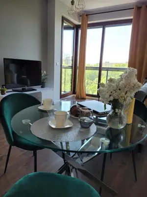 Część wypoczynkowa w obiekcie Vizzit Us Premium Apartments Marina Mokotów