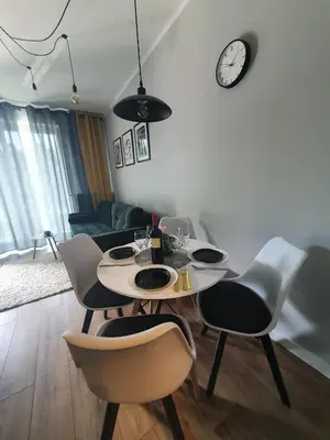 Część wypoczynkowa w obiekcie Vizzit Us Premium Apartments Marina Mokotów
