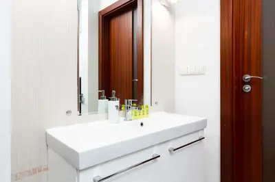 Łazienka w obiekcie Apartments Warsaw Niecala Noclegi Renters