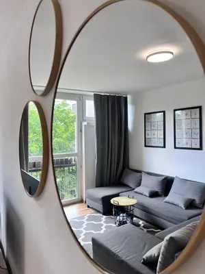 Część wypoczynkowa w obiekcie OhMyHome - Park Mirowski Apartment