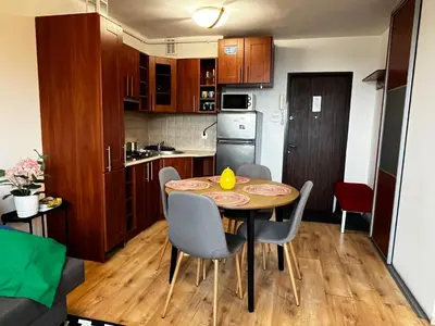 Kuchnia lub aneks kuchenny w obiekcie OhMyHome - View Apartment Marszałkowska