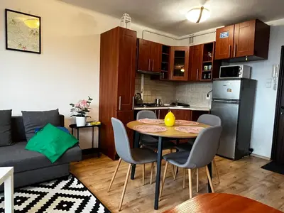 Kuchnia lub aneks kuchenny w obiekcie OhMyHome - View Apartment Marszałkowska
