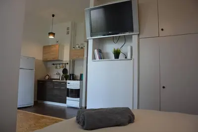 Kuchnia lub aneks kuchenny w obiekcie OhMyHome - Sunny Apartment in City Center