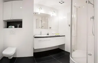Łazienka w obiekcie Nowogrodzka 38 Serviced Apartments