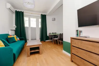 Telewizja i/lub zestaw kina domowego w obiekcie ShortStayPoland Marszałkowska (B12)