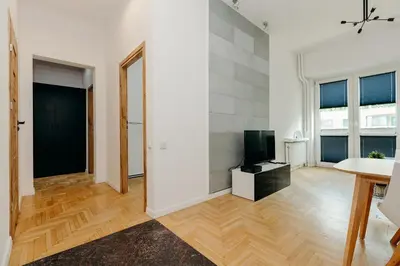Telewizja i/lub zestaw kina domowego w obiekcie ShortStayPoland Grzybowska (B16)