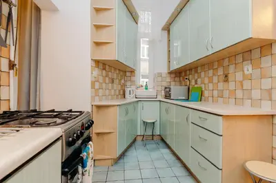 Kuchnia lub aneks kuchenny w obiekcie ShortStayPoland Klonowa (B29)