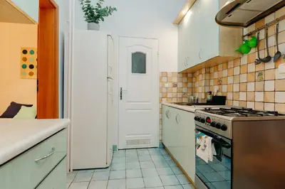 Kuchnia lub aneks kuchenny w obiekcie ShortStayPoland Klonowa (B29)