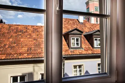 Budynek, w którym mieści się apartament