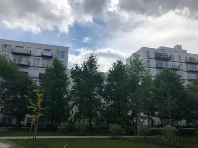 Budynek, w którym mieści się apartament