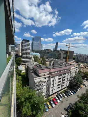 Widok na miasto Warszawa z tego aparthotelu