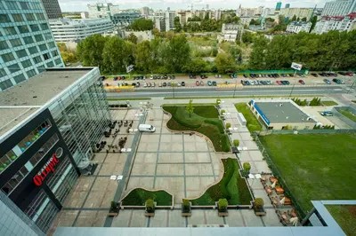 Budynek, w którym mieści się aparthotel