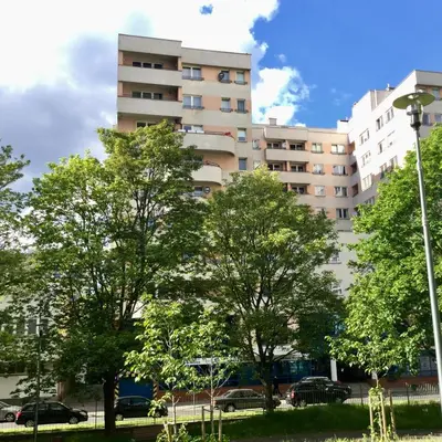 Budynek, w którym mieści się apartament