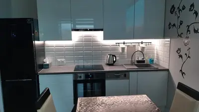 Kuchnia lub aneks kuchenny w obiekcie Apartament Pełka