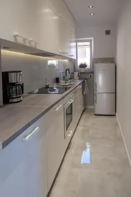 Kuchnia lub aneks kuchenny w obiekcie Apartament Młociny