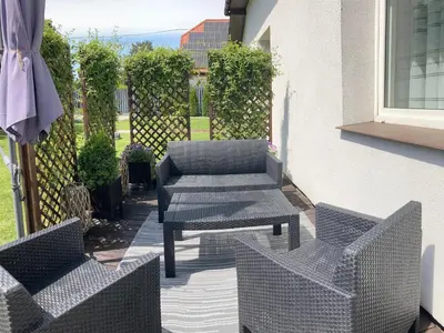 Część wypoczynkowa w obiekcie Apartament Młociny
