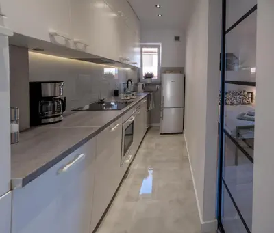 Kuchnia lub aneks kuchenny w obiekcie Apartament Młociny
