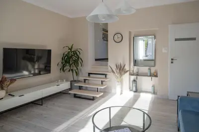 Część wypoczynkowa w obiekcie Apartament Młociny