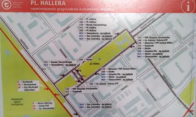 Plan piętra w obiekcie apartament Hallera Square Warsaw 27m2