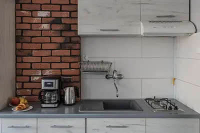 Kuchnia lub aneks kuchenny w obiekcie Magnetic apartment Jerozolimskie A