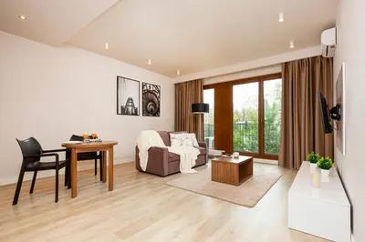 Część wypoczynkowa w obiekcie Apartments Warsaw Magazynowa by Noclegi Renters