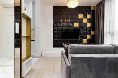 Część wypoczynkowa w obiekcie Browary Warszawskie City Center by Renters Prestige