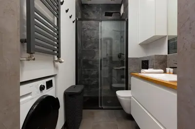 Łazienka w obiekcie Apartments Warsaw Wola Business Center by Noclegi Renters
