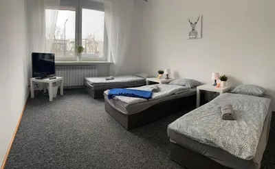 Telewizja i/lub zestaw kina domowego w obiekcie Hostel Czecha
