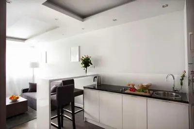 Kuchnia lub aneks kuchenny w obiekcie Oxygen Residence