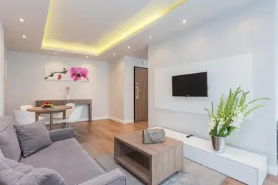 Telewizja i/lub zestaw kina domowego w obiekcie Oxygen Residence