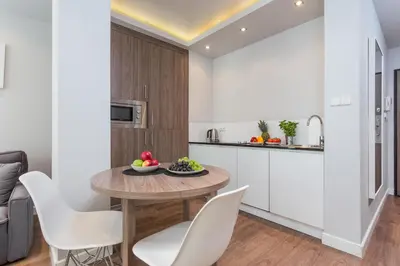 Kuchnia lub aneks kuchenny w obiekcie Oxygen Residence