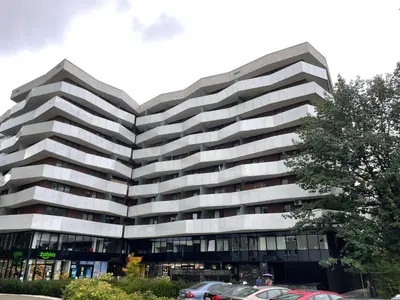 Budynek, w którym mieści się hostel