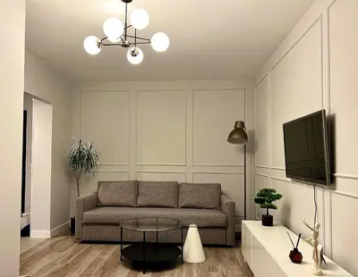 Telewizja i/lub zestaw kina domowego w obiekcie Airport Apartment Warszawa