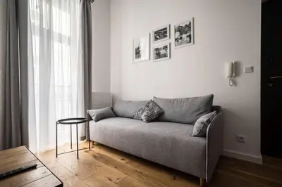 Część wypoczynkowa w obiekcie 5Eco Apart Pearl Jagiellonska 27 Warszawa Old Town