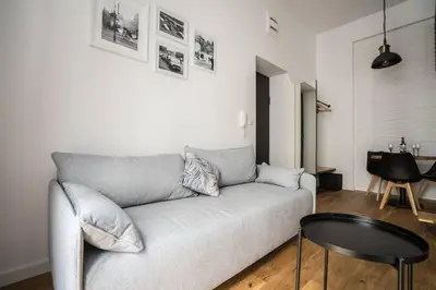 Część wypoczynkowa w obiekcie 5Eco Apart Pearl Jagiellonska 27 Warszawa Old Town