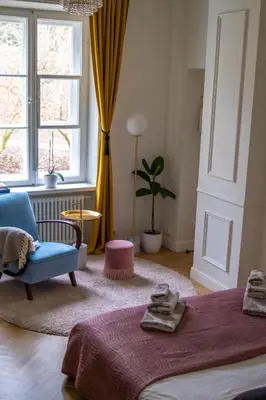 Część wypoczynkowa w obiekcie Atelier Górnośląska