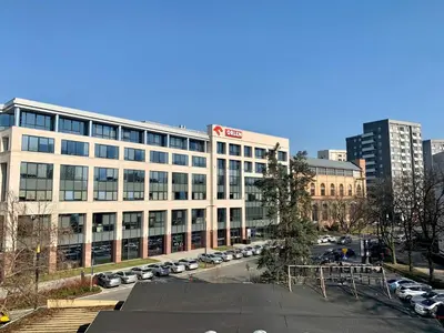Budynek, w którym mieści się apartament