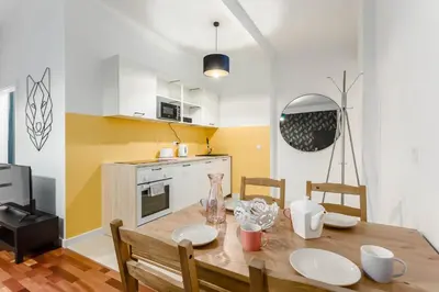 Kuchnia lub aneks kuchenny w obiekcie Chill Apartments Kopernik Center