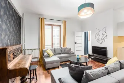 Część wypoczynkowa w obiekcie Chill Apartments Kopernik Center