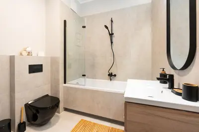 Łazienka w obiekcie SuperApart Aignera apt 4, Family Friendly Oasis